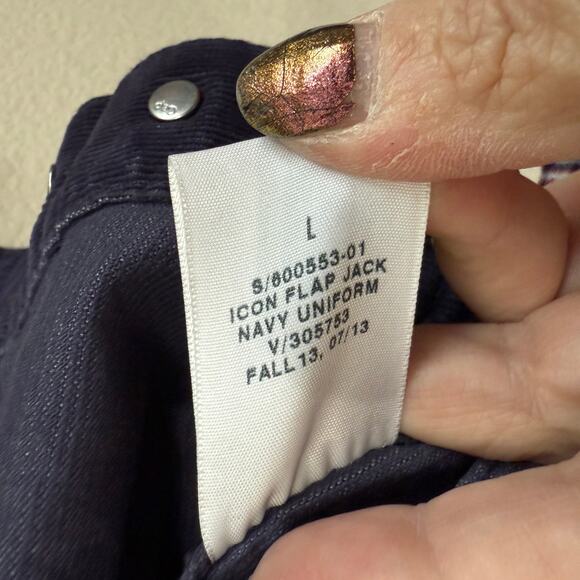 GAP Corduroy Upcycled Trucker Jacket w/Aerosmith Graphic & Flannel Sleeves L - Picture 9 of 12